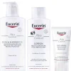 Eucerin Bundles Trio: AtoControl Bath & Shower Oil 400ml, Body Care Lotion 250ml & Face Care Cream 50ml Clearance