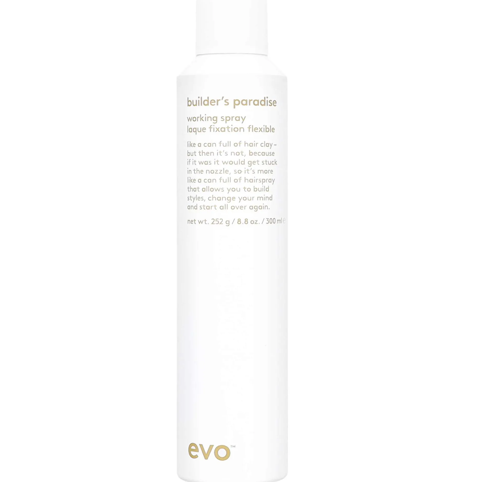 evo Hair Builder's Paradise Working Hairspray 300ml Sale