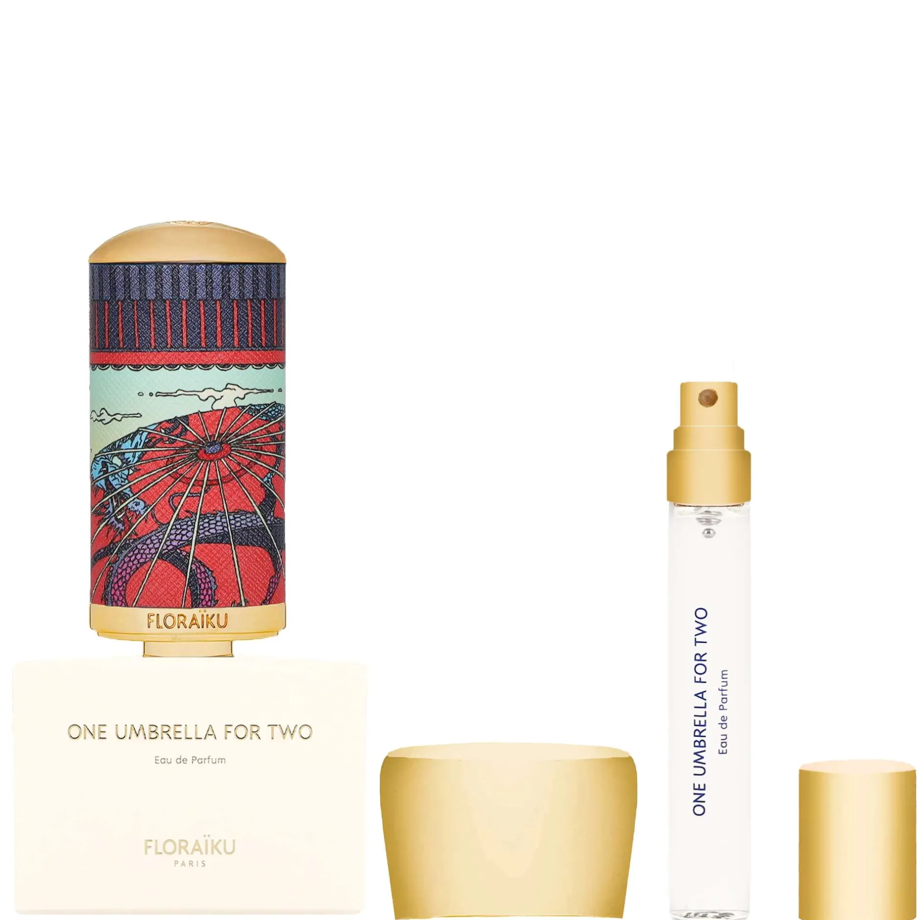 Floraiku One Umbrella For Two Eau de Parfum Spray 50ml Gift Set Best