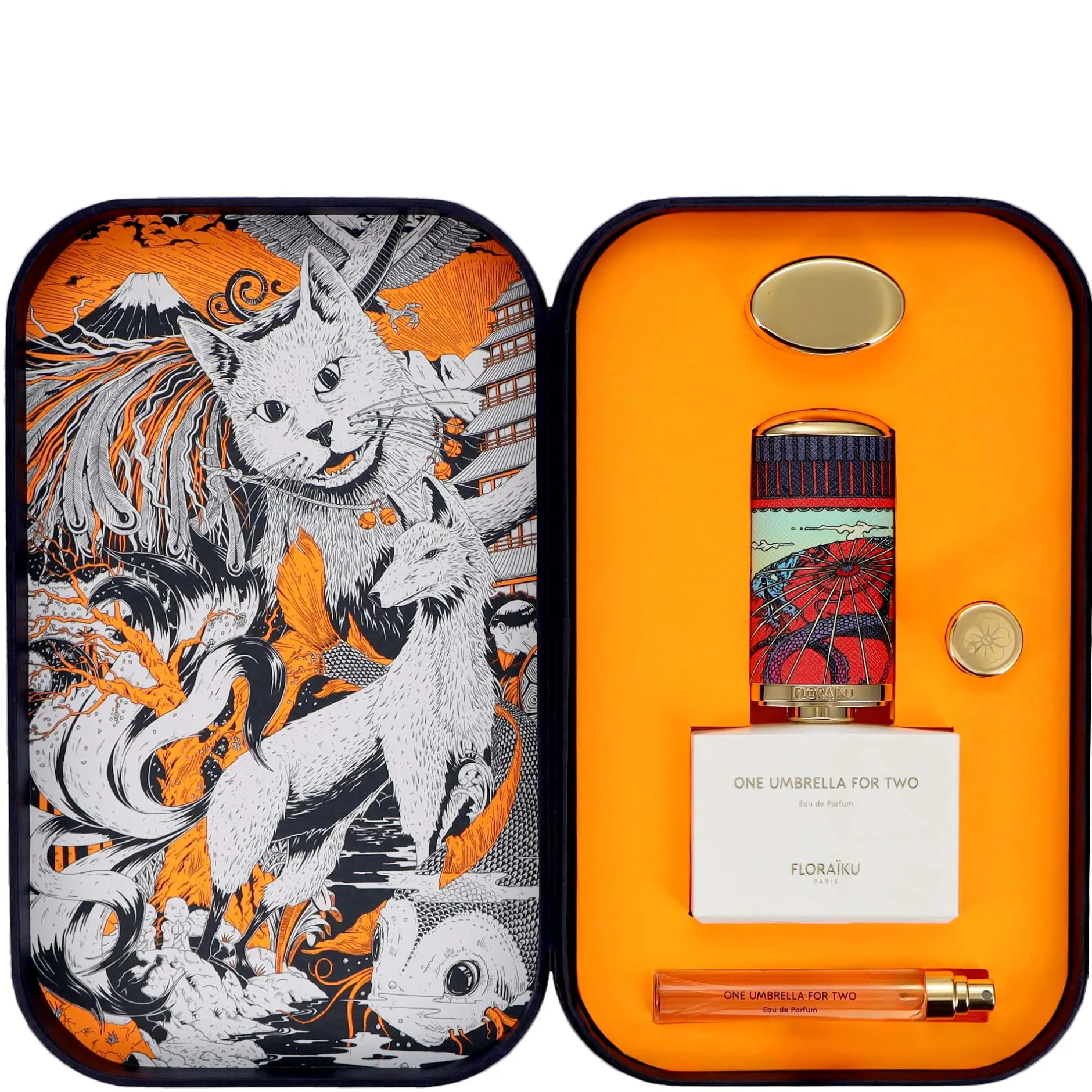 Floraiku One Umbrella For Two Eau de Parfum Spray 50ml Gift Set Best