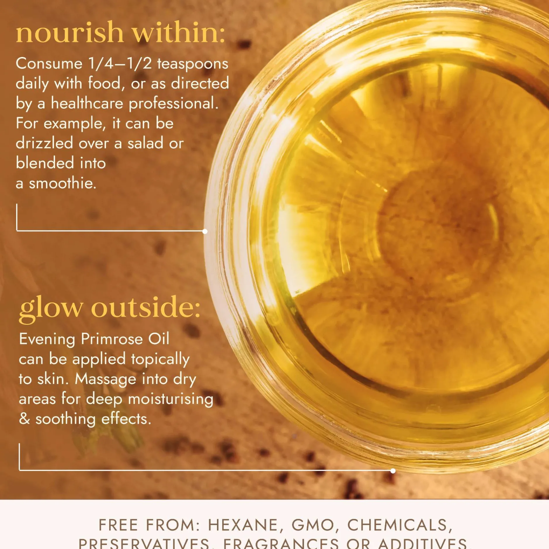 Fushi Organic Health Oils Organic Evening Primrose Oil 100ml Discount