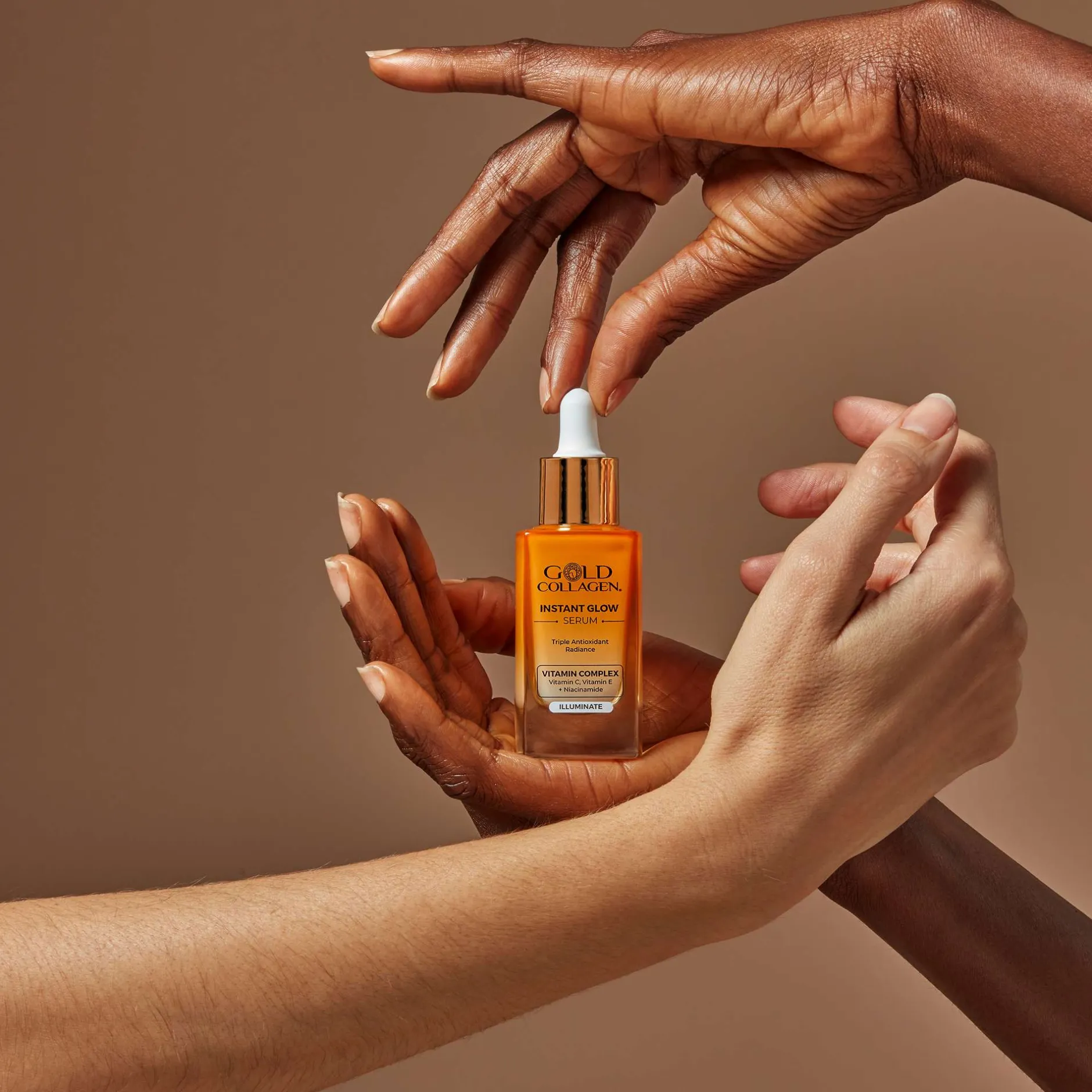 Gold Collagen Skincare Instant Glow Serum 30ml Online