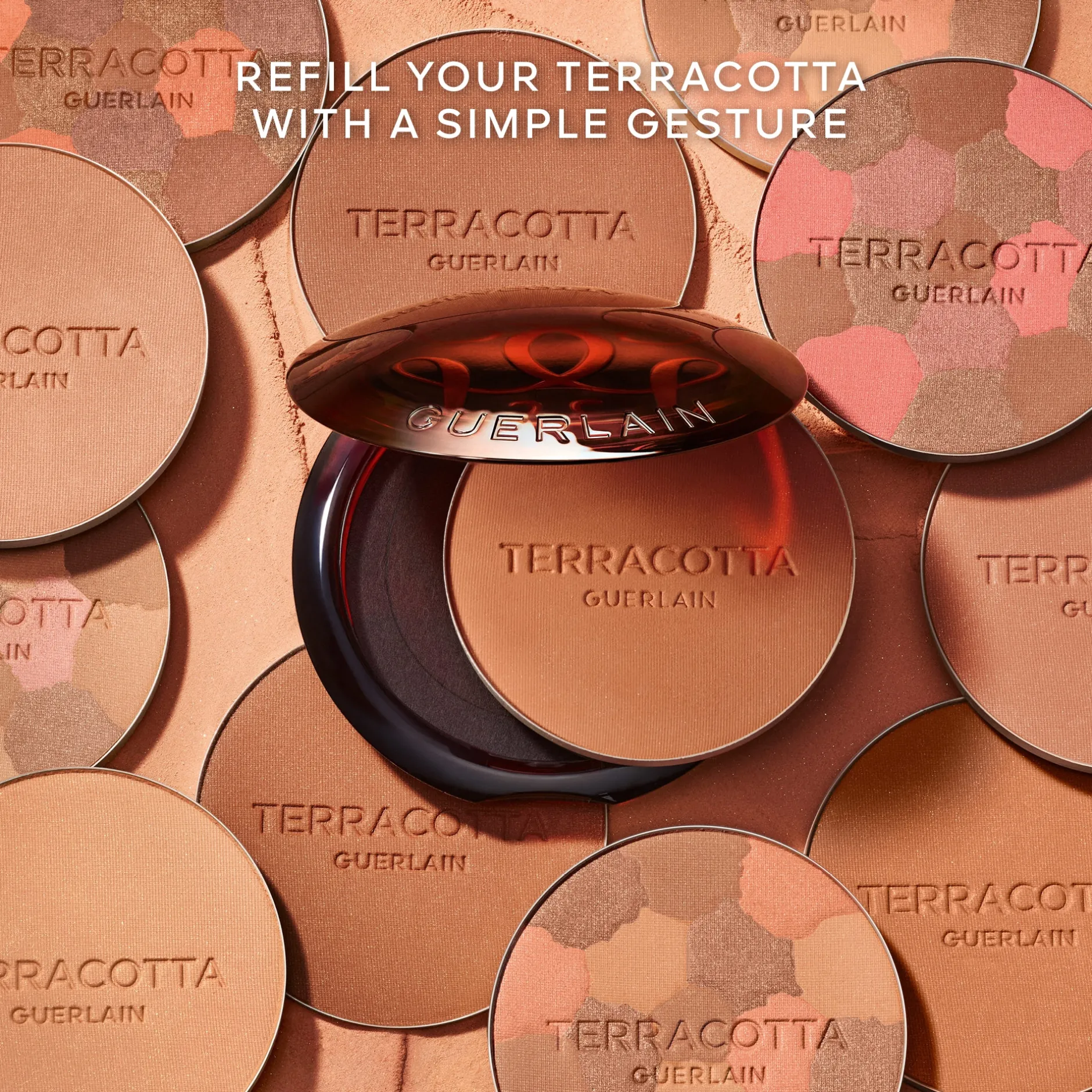 Guerlain Terracotta The Bronzing Powder 2021 Edition Refill No 04 Deep Cool 10g Hot