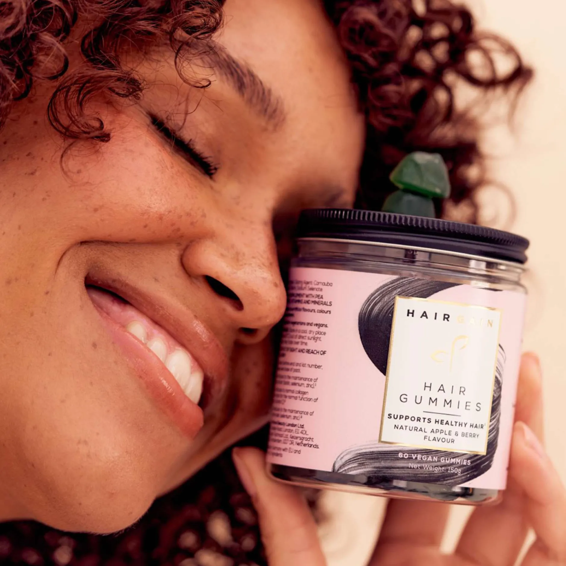 Hair Gain Gummies 1 Month Supply x 60 Gummies Best
