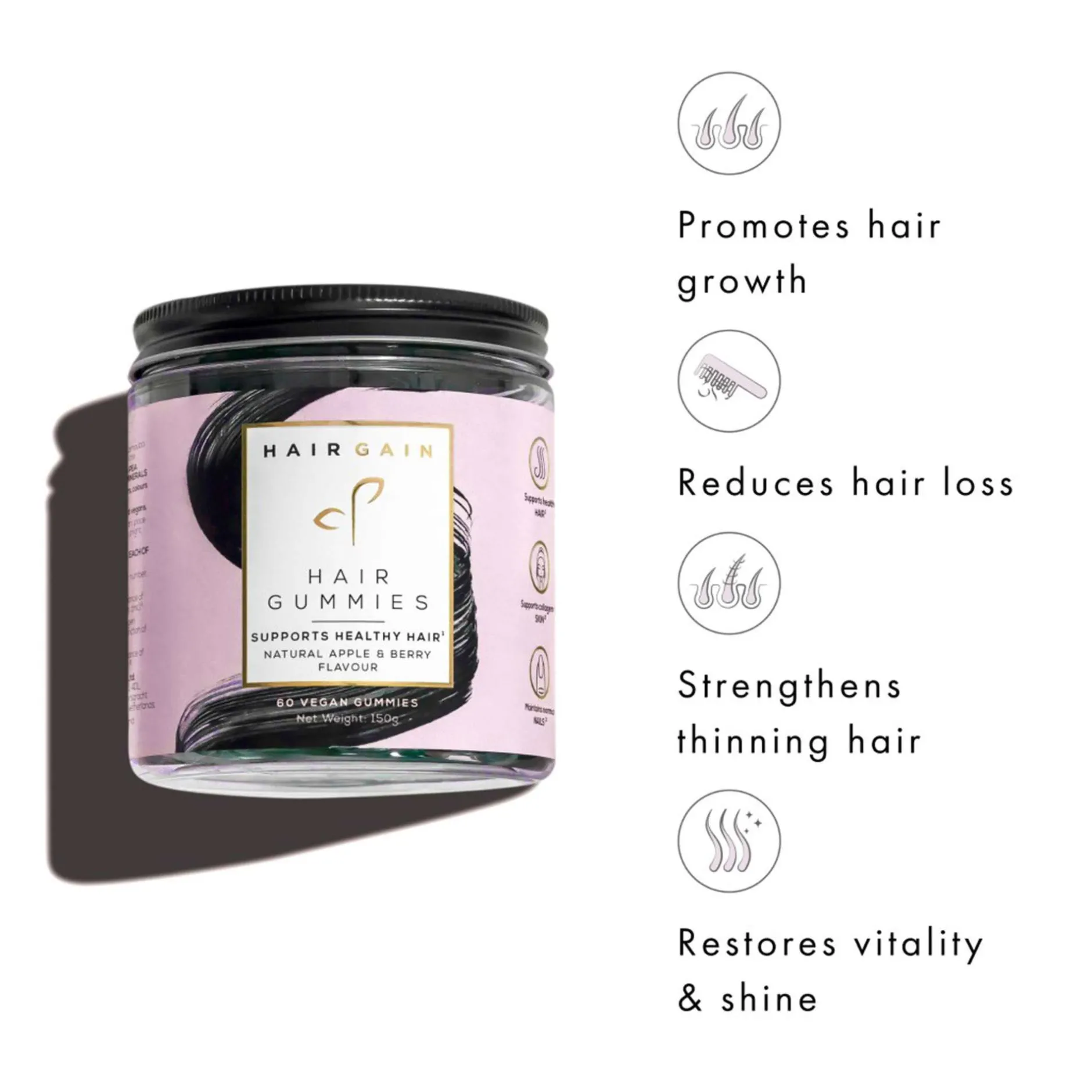 Hair Gain Gummies Trio - 3 Month Supply x 180 Gummies Outlet
