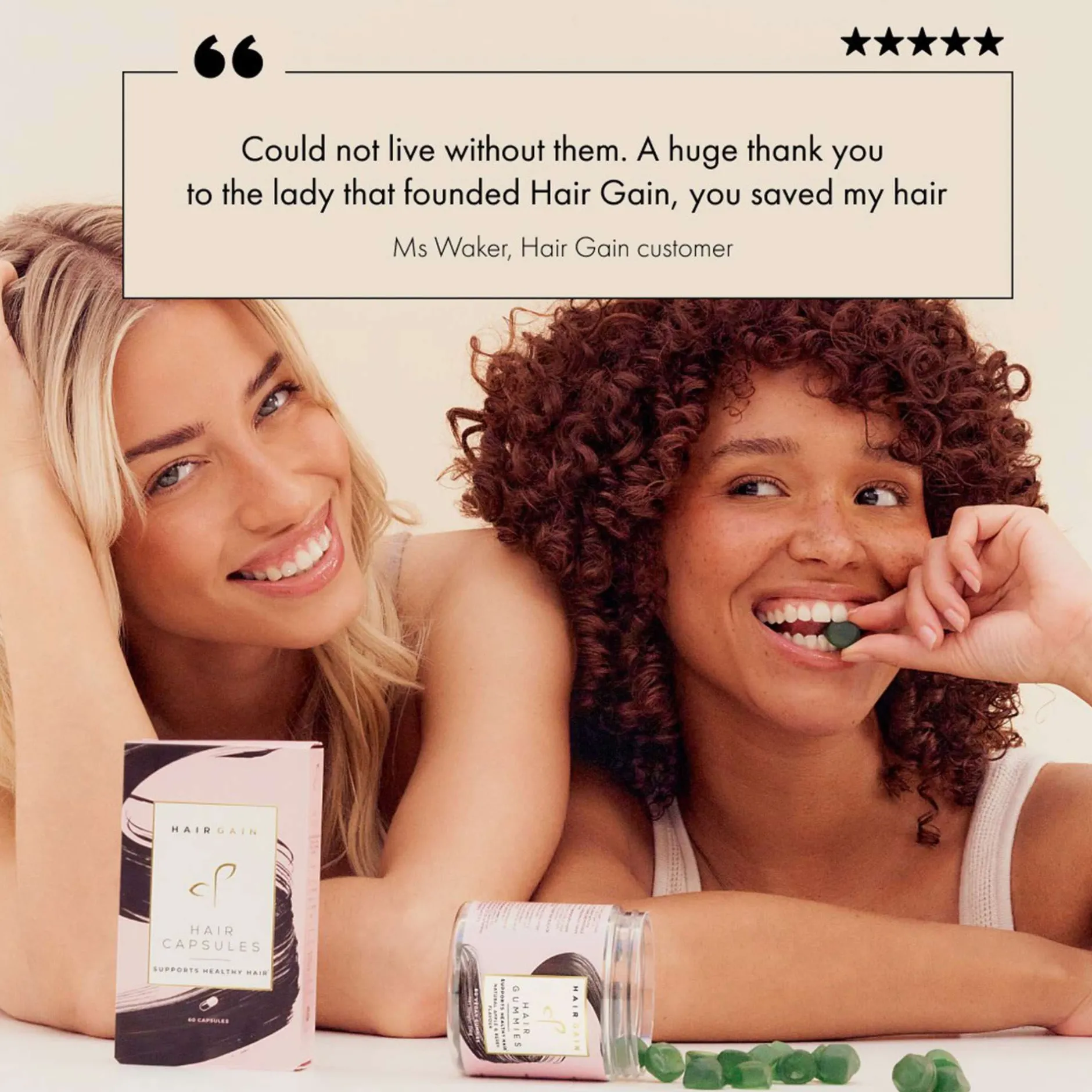 Hair Gain Gummies Trio - 3 Month Supply x 180 Gummies Outlet