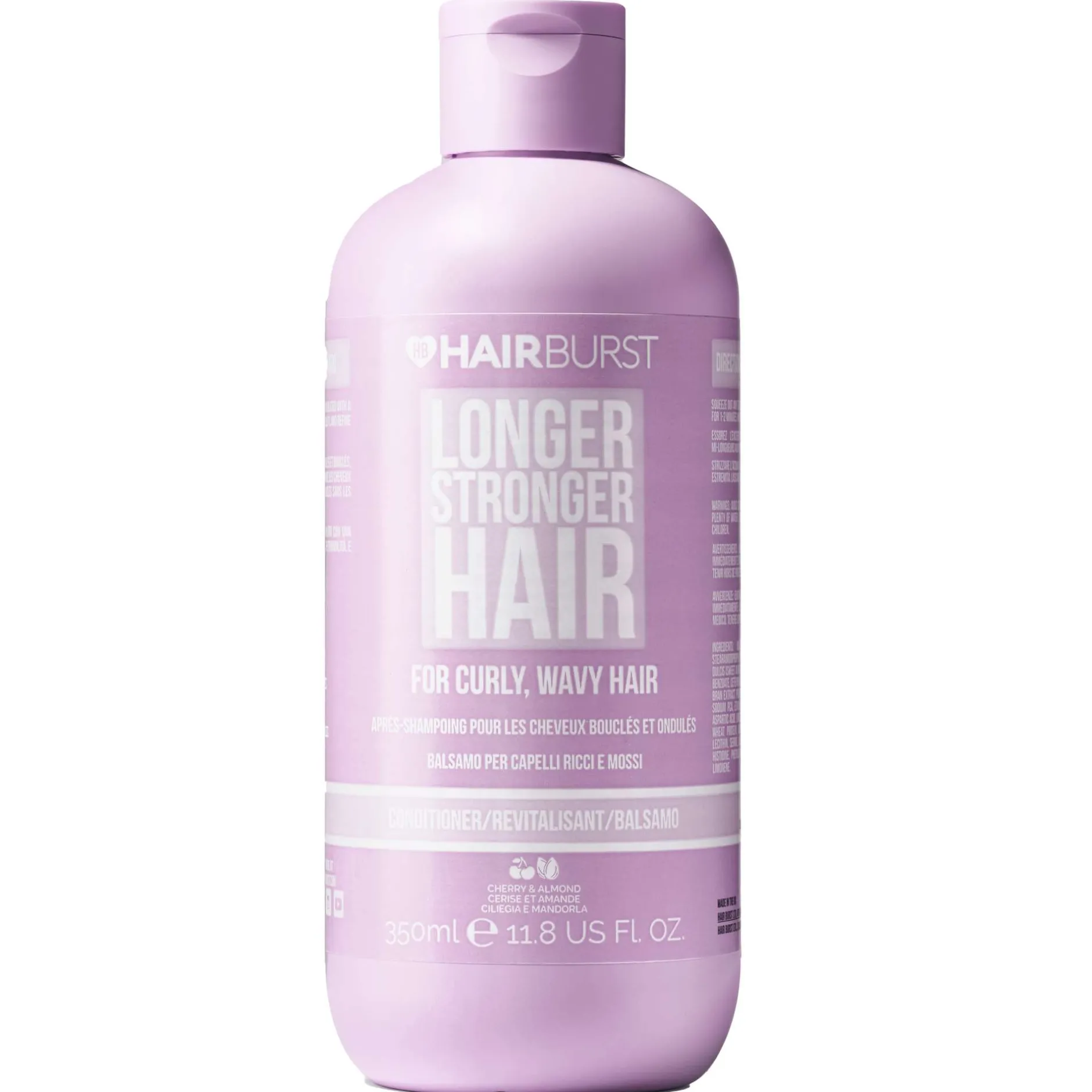 Hairburst Longer Stronger Hair Conditioner For Curly & Wavy Hair 350ml New