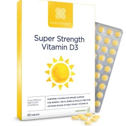 Healthspan Vitamin D Super Strength Vitamin D3 Tablets x 60 Best