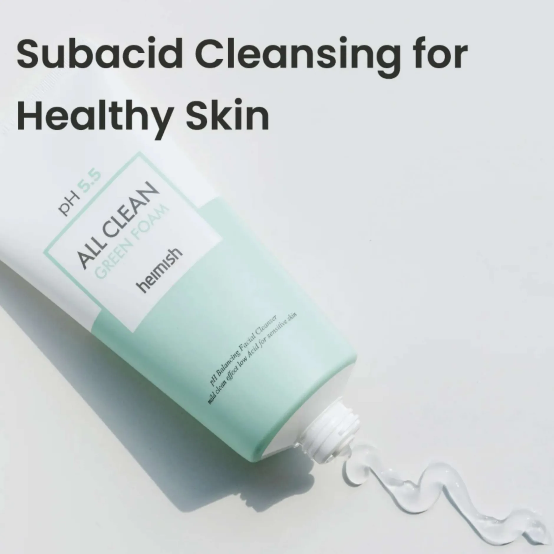 Heimish Skincare All Clean Green pH Balancing Facial Cleanser Foam 150g New