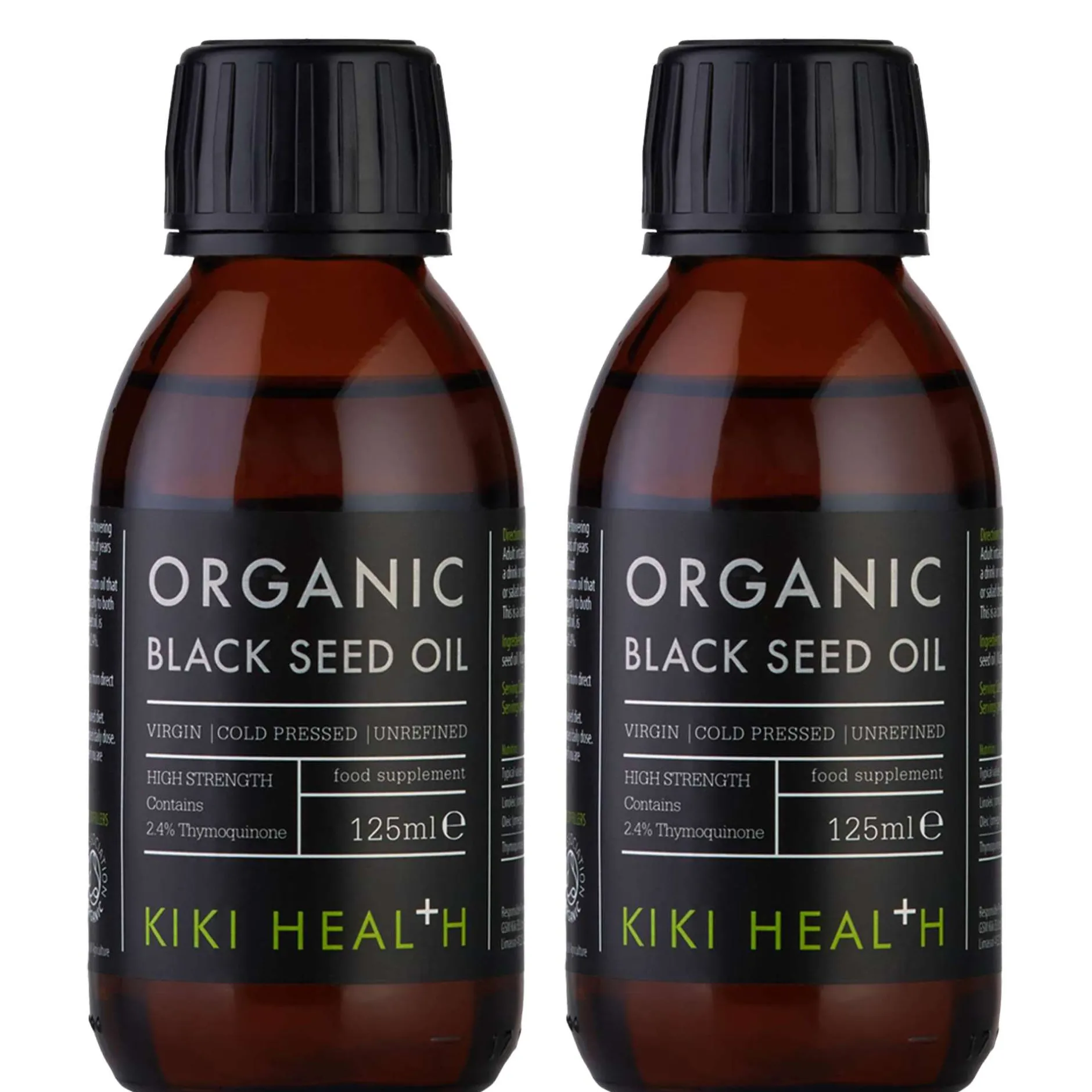 KIKI Health Bundles Organic Black Seed Oil 2 x 125ml Clearance