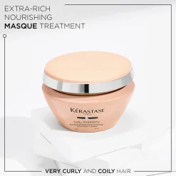 Kérastase Curl Manifesto Masque Beurre Haute Nutrition: Extra-Rich Nourishing Mask 200ml New