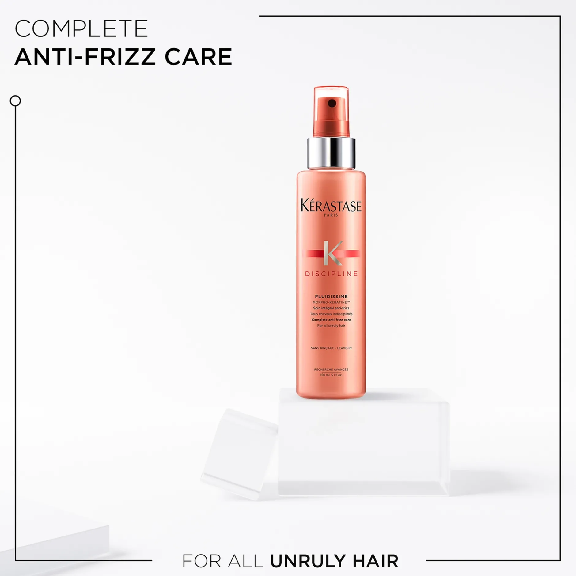 Kérastase Discipline Fluidissime: Anti-Frizz Styling Spray 150ml New
