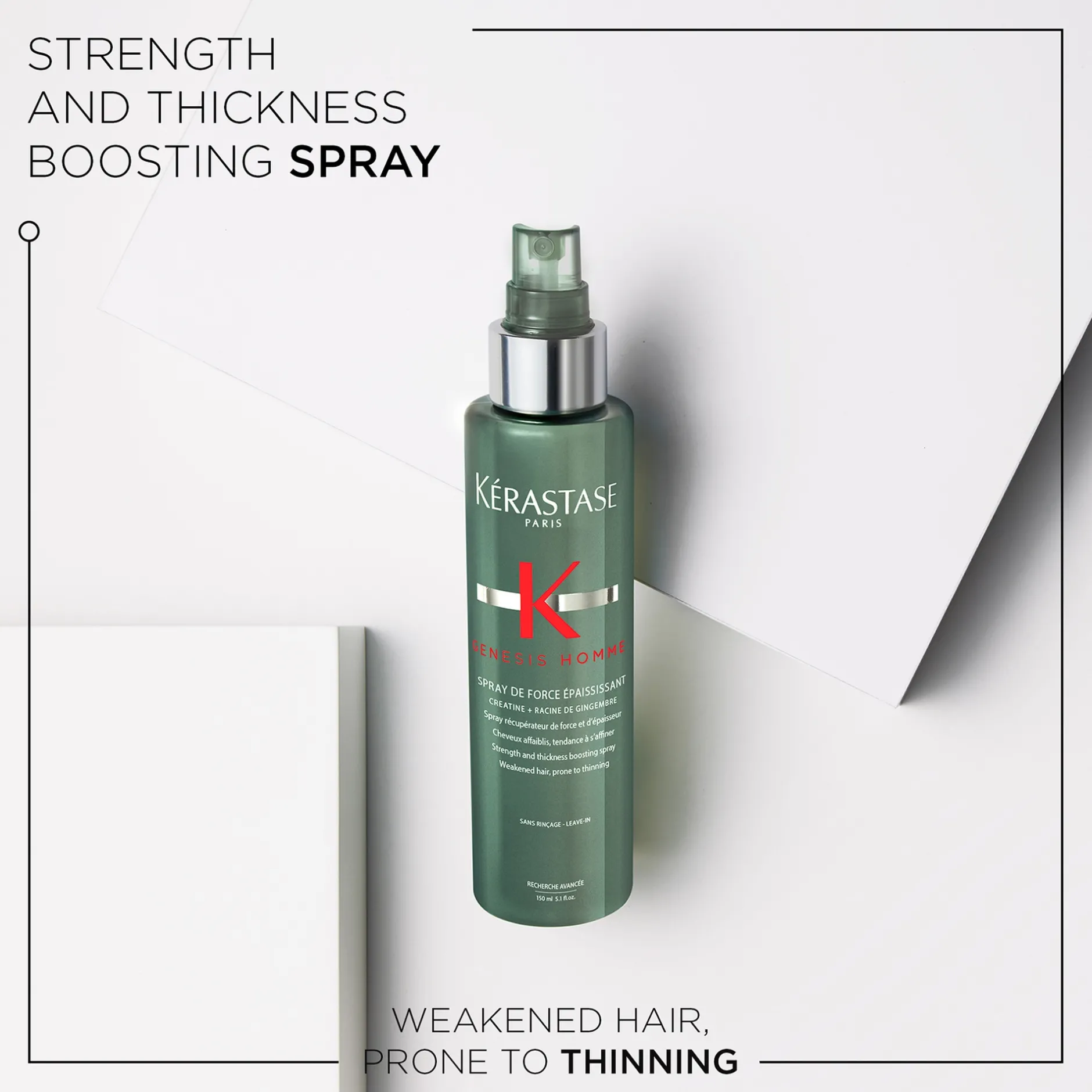 Kérastase Genesis Homme Strength & Thickness Boosting Spray 150ml Hot