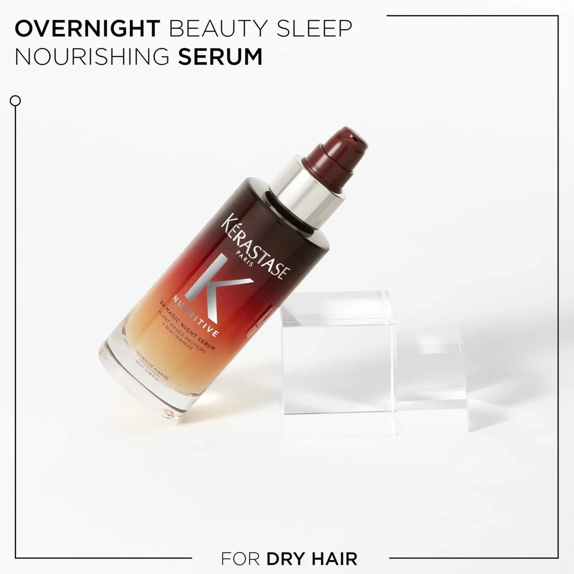Kérastase Nutritive 8H Magic Night Serum With Niacinamide For Dry Hair 90ml New