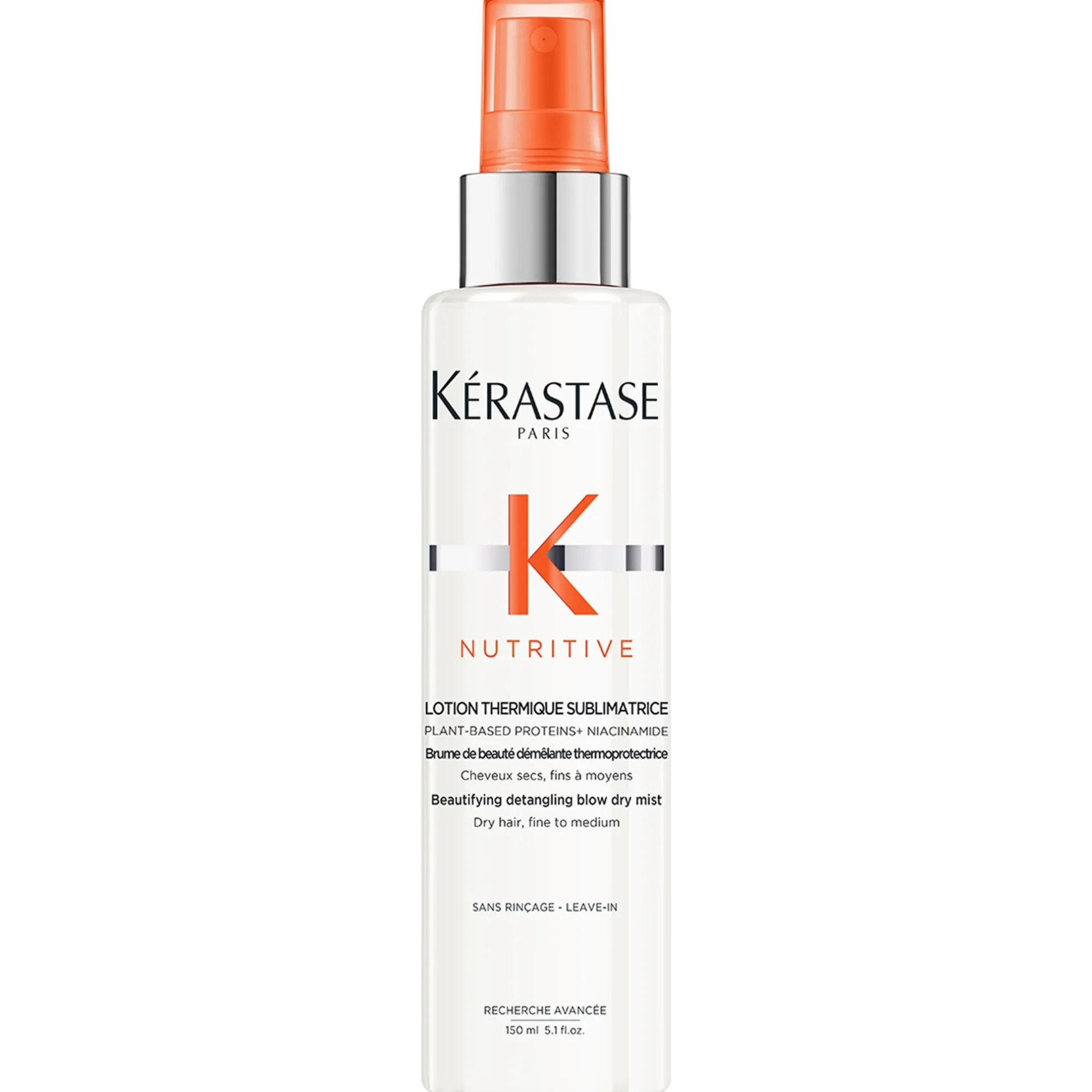 Kérastase Nutritive Lotion Thermique Sublimatrice: Beautifying Detangling Blow Dry Mist 150ml New
