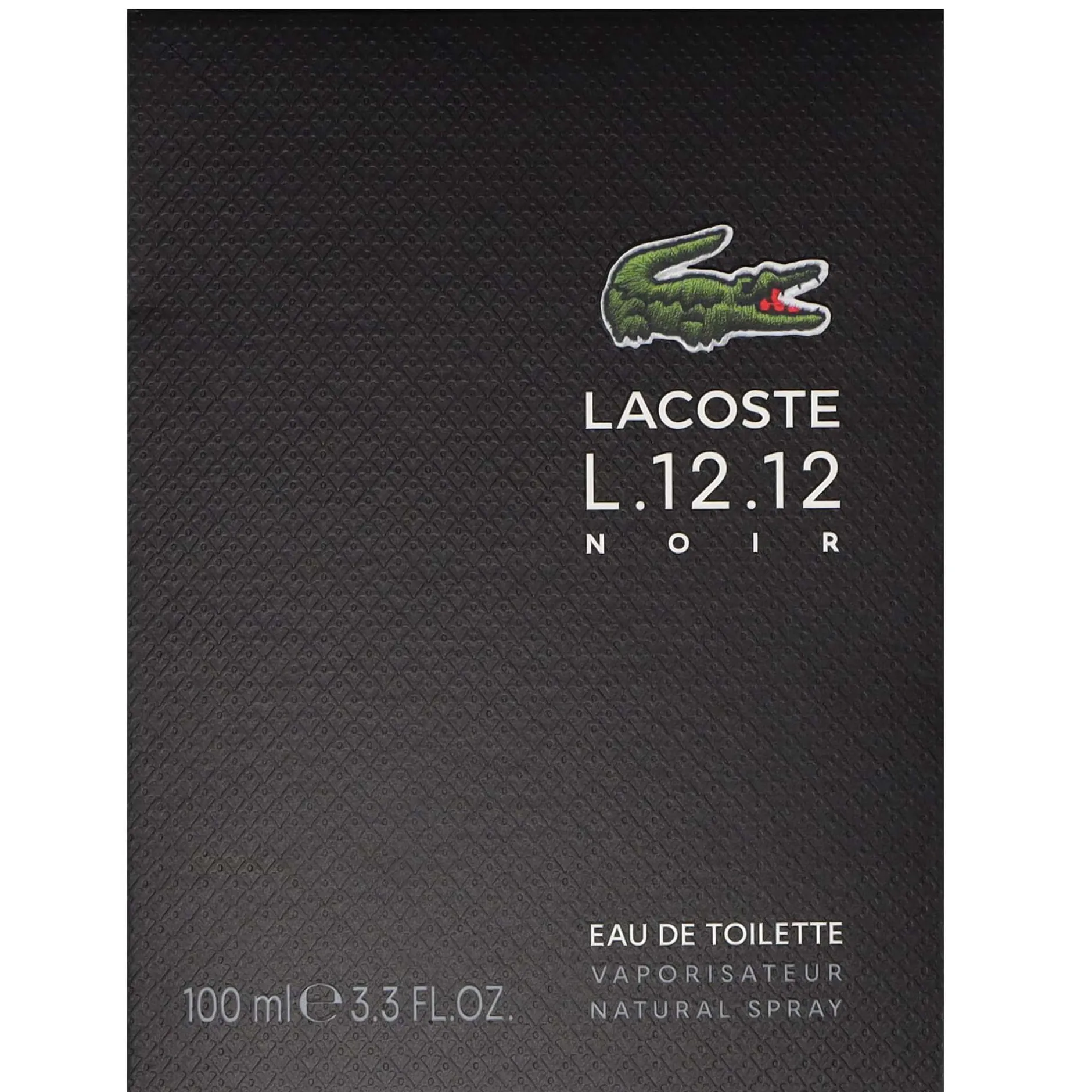 Lacoste L.12.12 Noir Pour Lui Eau de Toilette Spray 100ml Hot