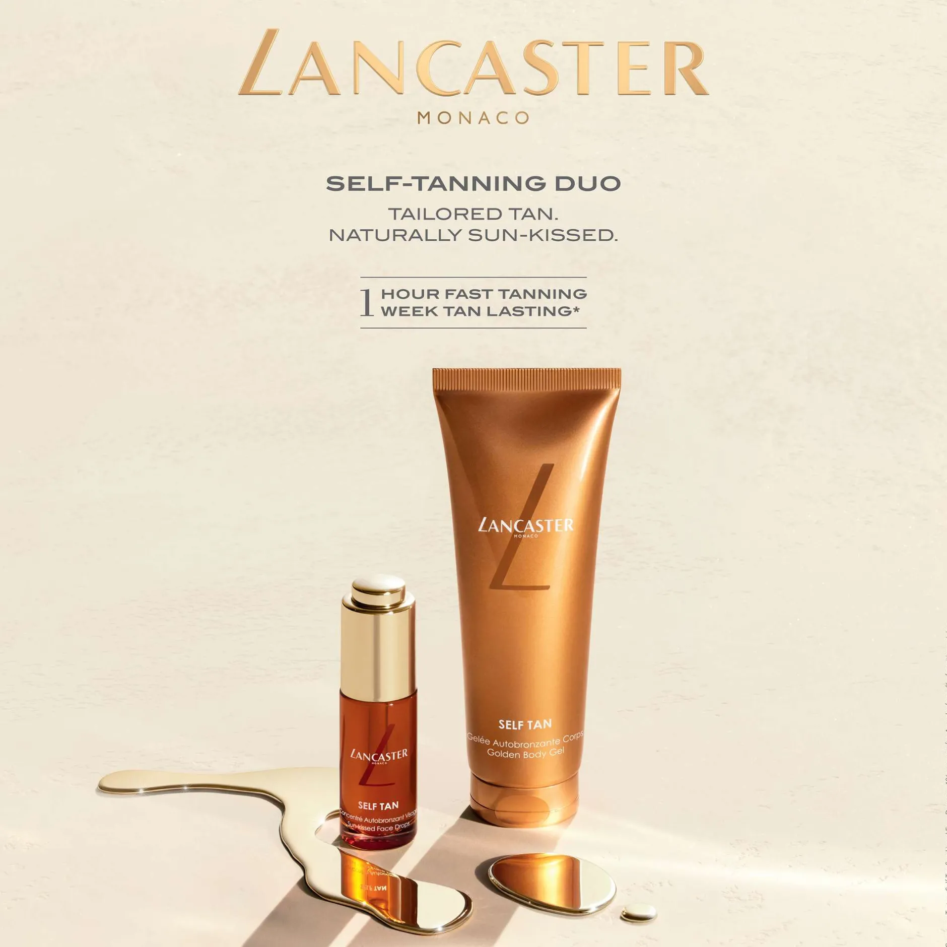 Lancaster Self Tan Golden Body Gel 125ml