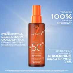 Lancaster Sun Beauty Satin Dry Oil Fast Tan Optimizer for Body SPF30 150ml Discount