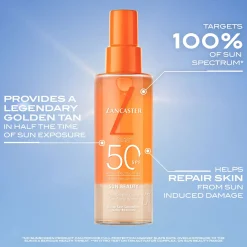 Lancaster Sun Beauty Sun Protective Water SPF50 150ml New