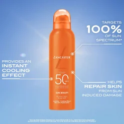 Lancaster Sun Sport Cooling Invisible Mist Wet Skin Application for Body SPF30 200ml Hot