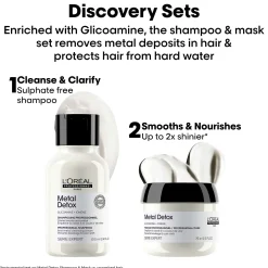 L'Oréal Professionnel Metal Detox Mini Shampoo & Hair Mask Kit Discount
