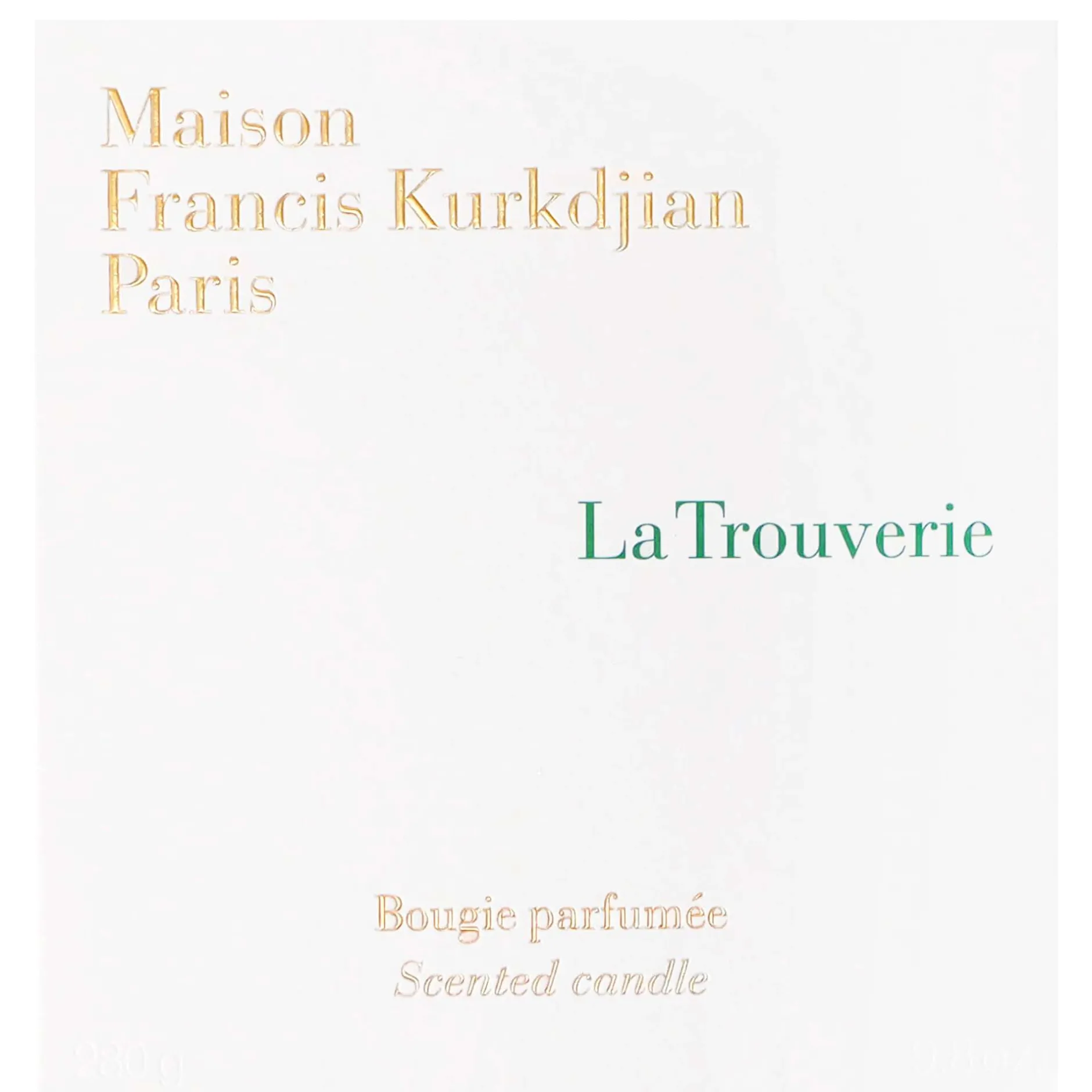 Maison Francis Kurkdjian La Trouverie Scented Candle 280g Outlet