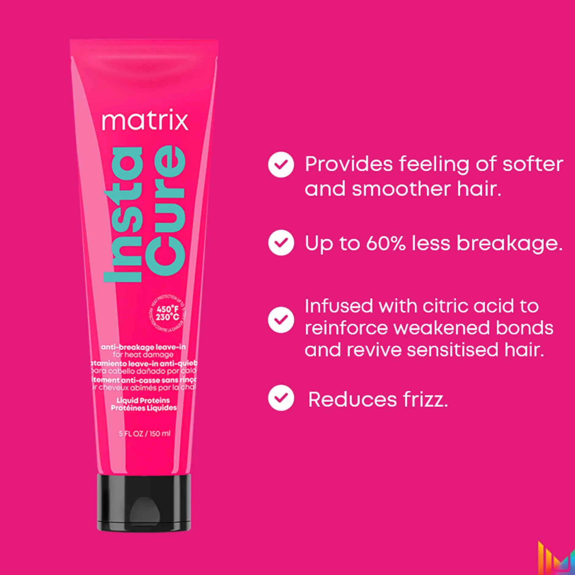 Matrix Instacure Build-A-Bond Anti Breakage Leave-In 150ml Clearance