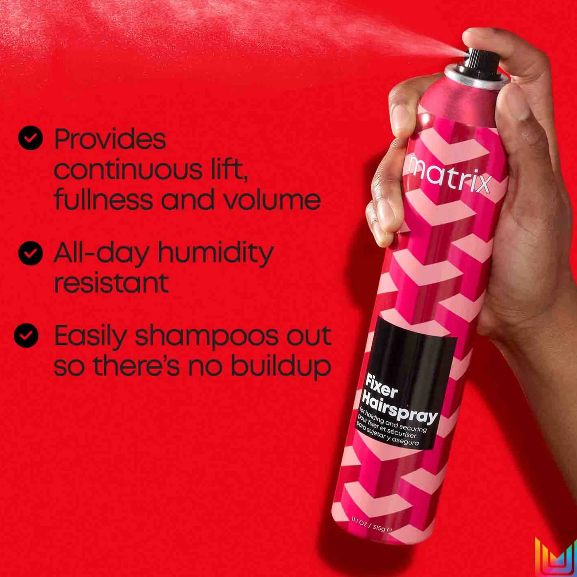 Matrix Styling Fixer Hairspray For Flexible Holding & Securing With Dry Finish 400ml Online
