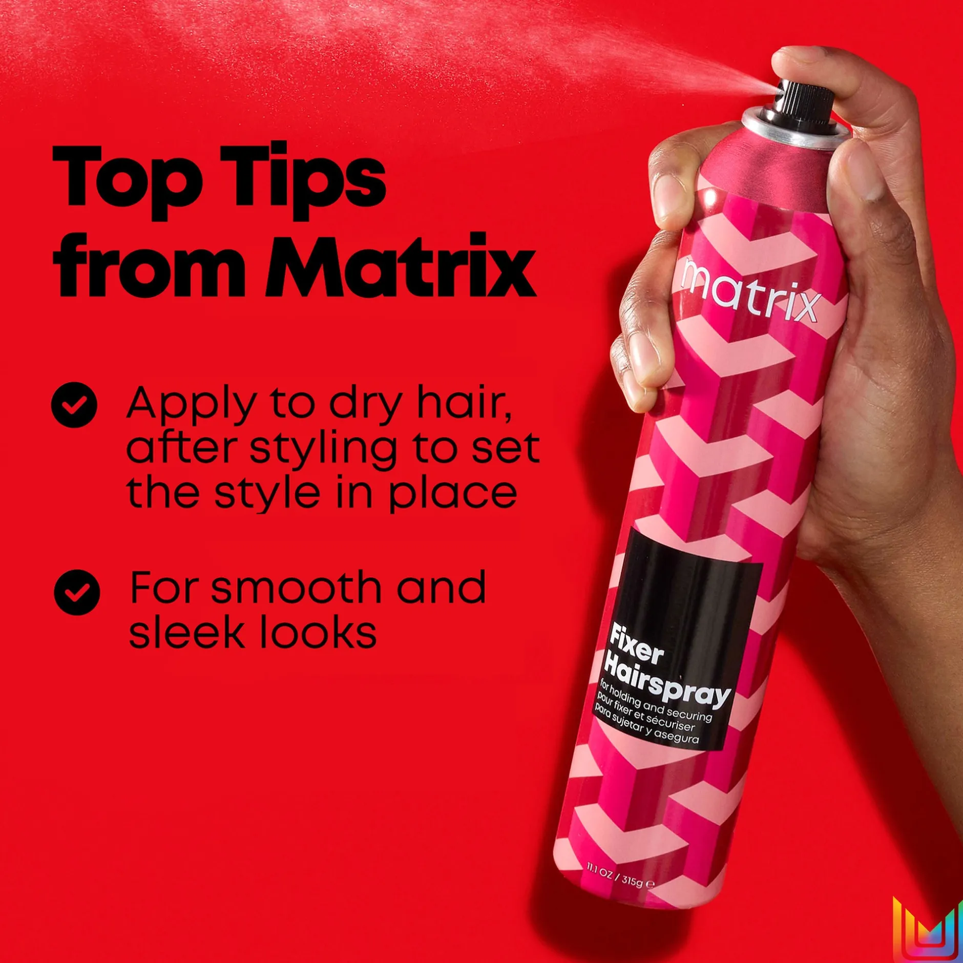 Matrix Styling Fixer Hairspray For Flexible Holding & Securing With Dry Finish 400ml Online