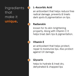 Minimalist Lip & Eye Care L-Ascorbic Acid 08% Lip Treatment Balm 12g Clearance