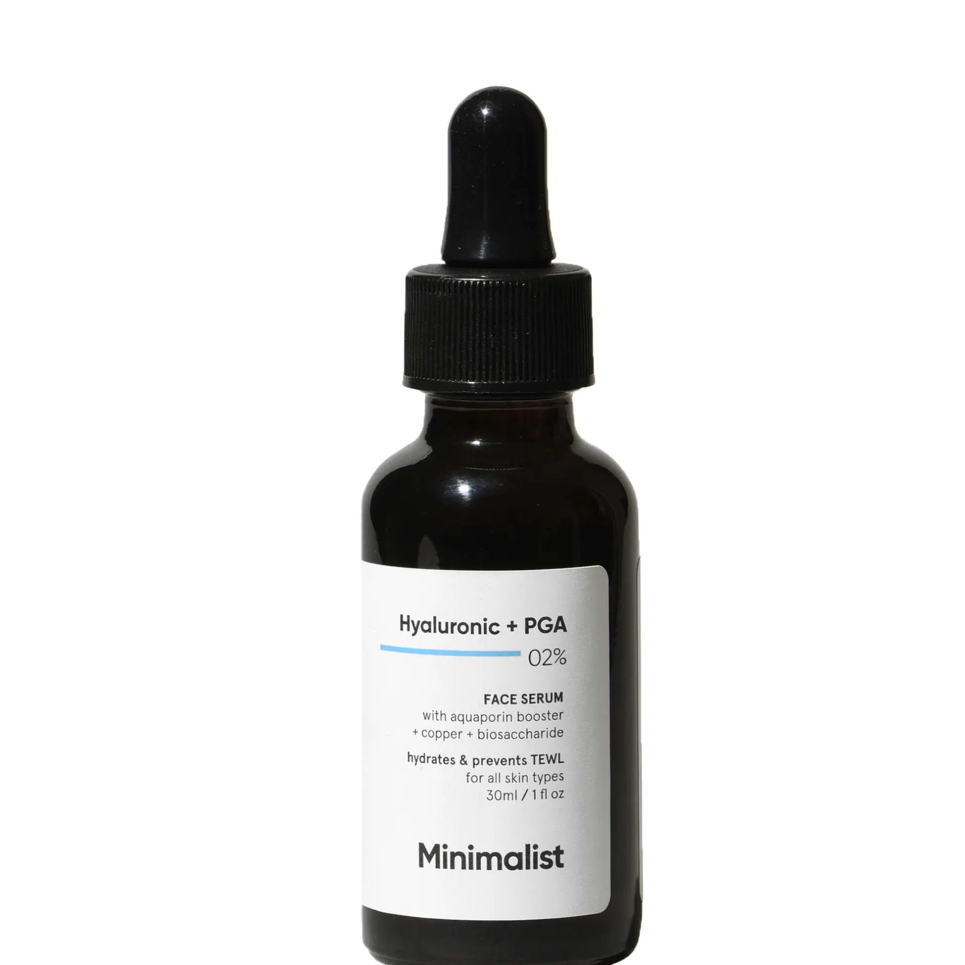 Minimalist Skin Care Hyaluronic + PGA 02% Face Serum 30ml Clearance