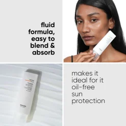 Minimalist Skin Care Light Fluid SPF50 Face Sunscreen 50ml New