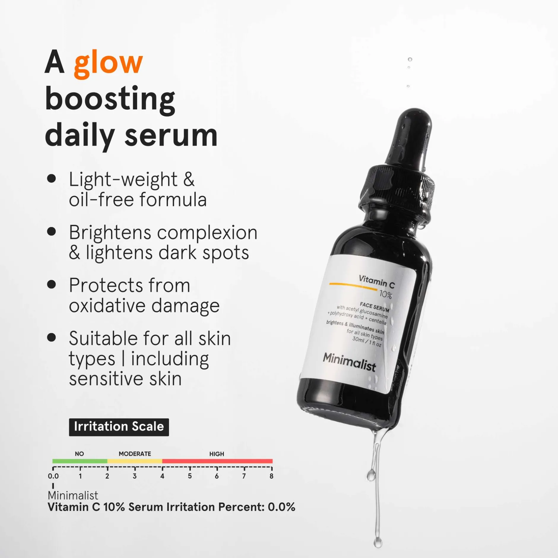 Minimalist Skin Care Vitamin C 10% Face Serum 30ml Online