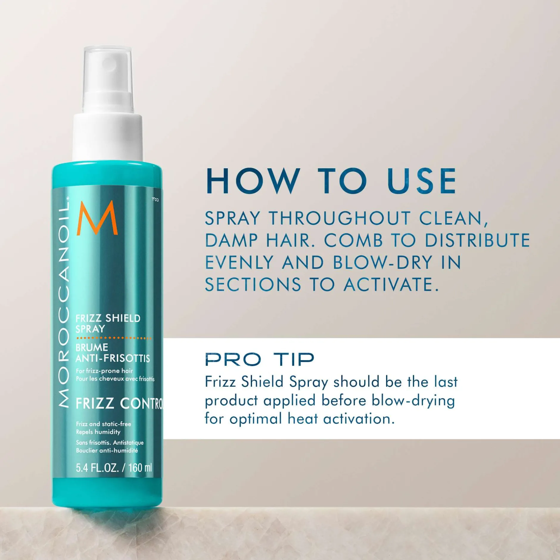 Moroccanoil Styling Frizz Shield Spray 160ml