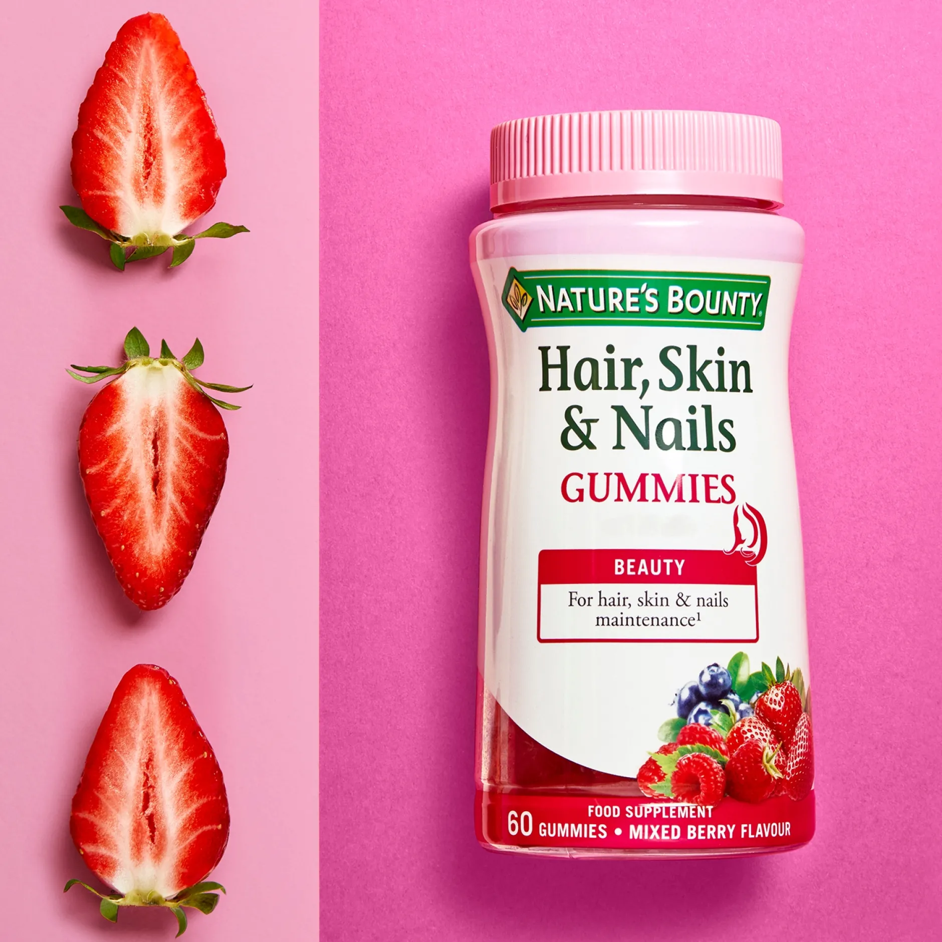 Nature's Bounty Gummies Hair, Skin & Nails Gummies x 60 Best