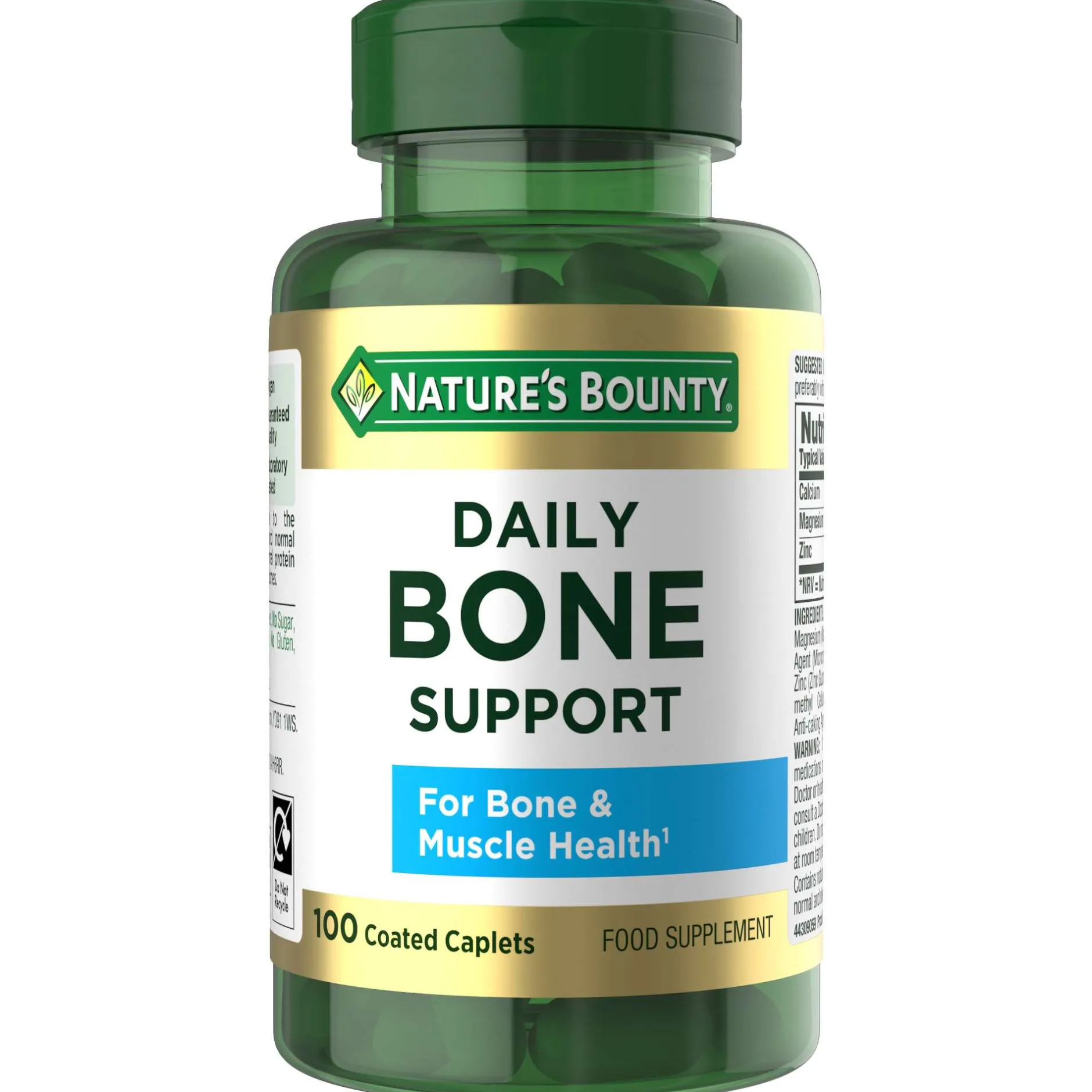 Nature's Bounty Minerals Daily Bone Support Tablets x 100 Discount