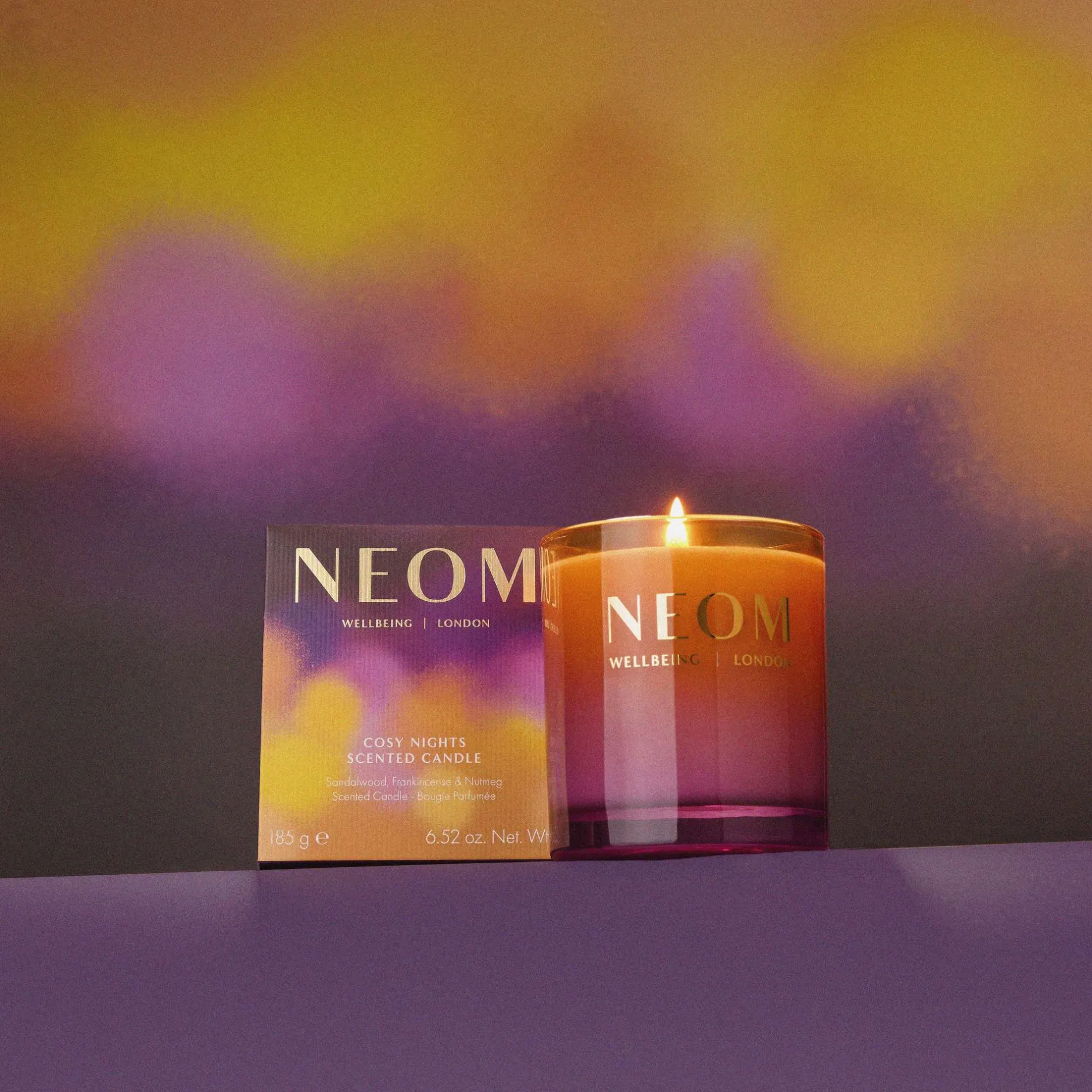 Neom Wellbeing London Cosy Nights 1 Wick Candle 185g
