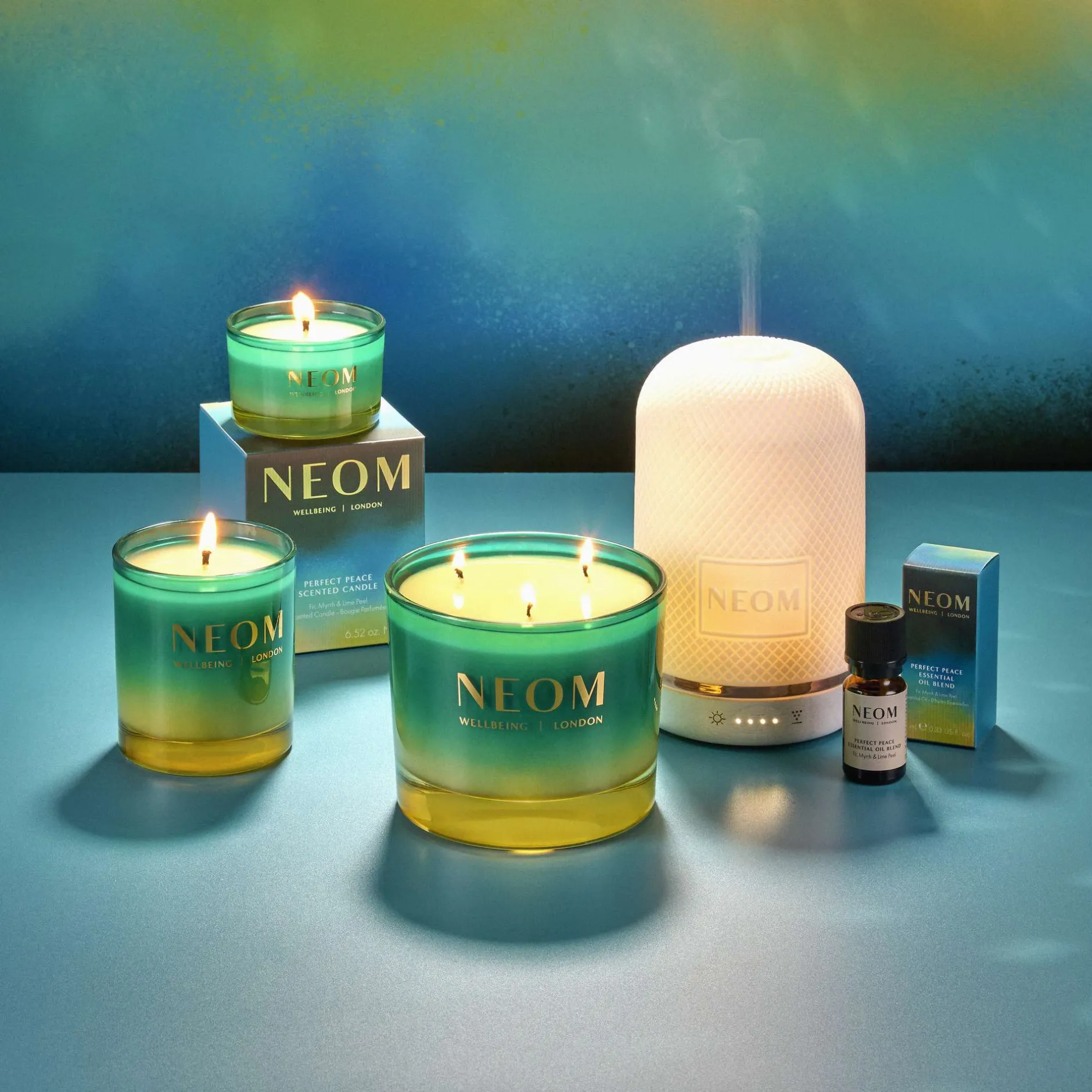 Neom Wellbeing London Perfect Peace 1 Wick Candle 185g Hot