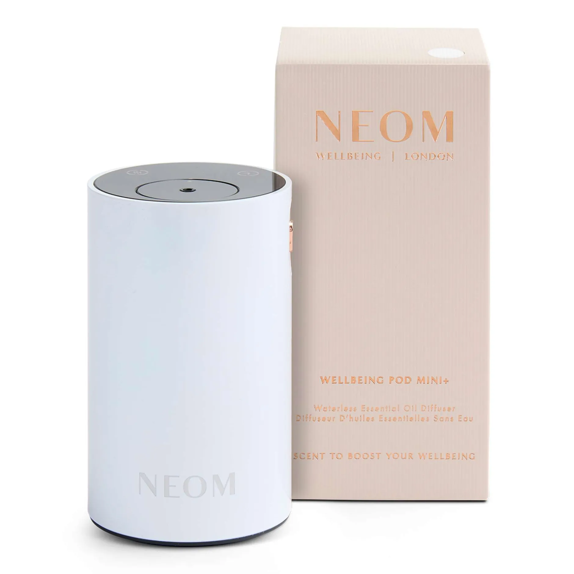 Neom Wellbeing London Pod Mini+ Waterless Essential Oil Diffuser White Online
