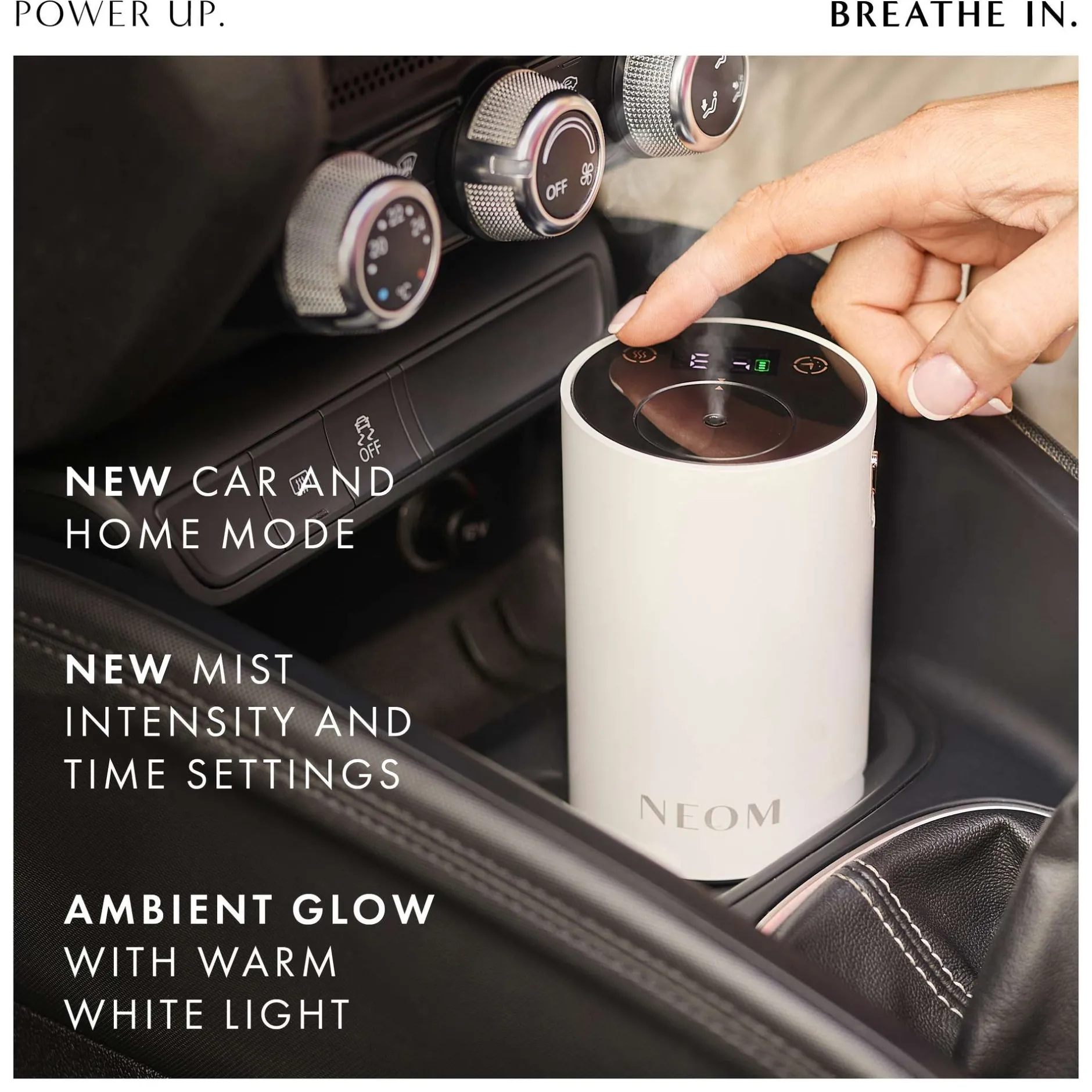 Neom Wellbeing London Pod Mini+ Waterless Essential Oil Diffuser White Online