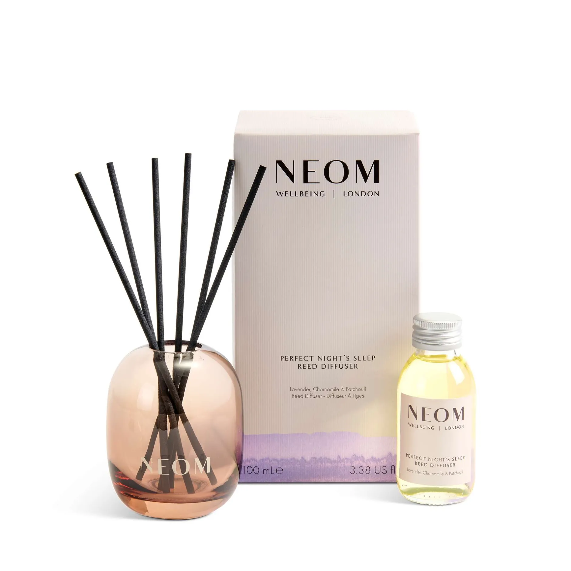 Neom Wellbeing London Scent To Sleep Perfect Night's Sleep Reed Diffuser 100ml