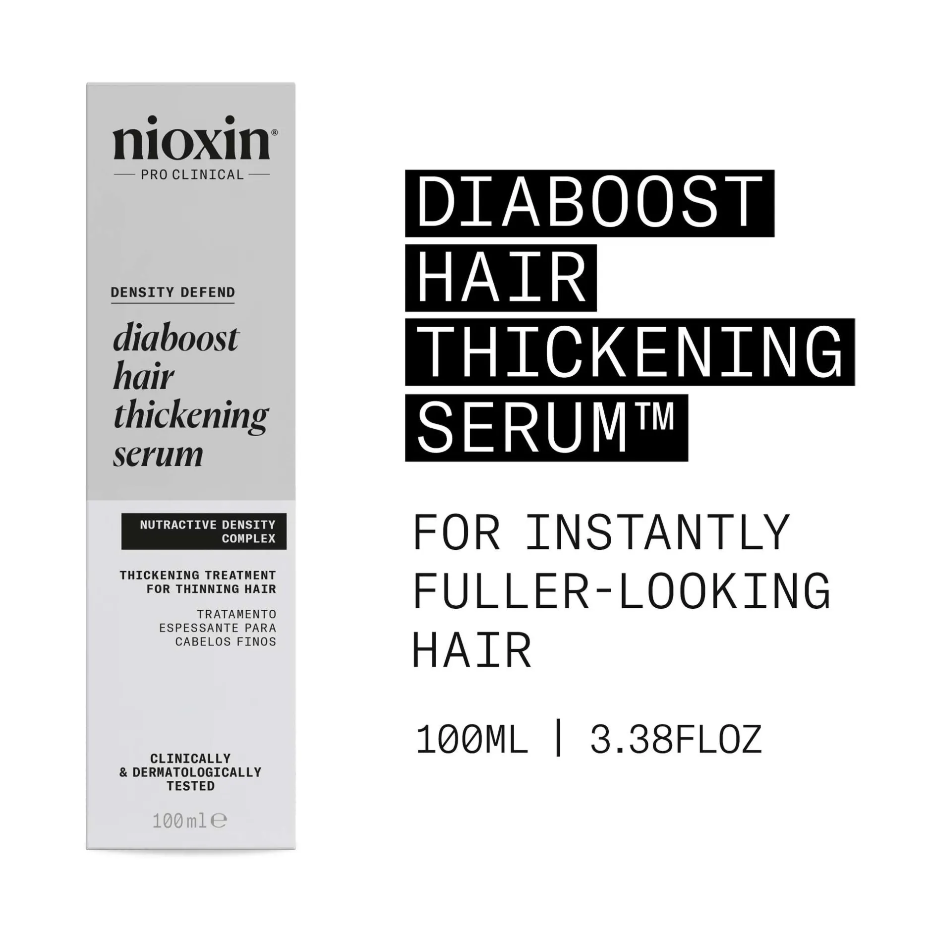 Nioxin Pro Clinical Density Defend Diaboost Hair Thickening Serum 100ml Hot