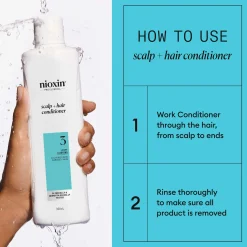 Nioxin Pro Clinical System 3 Conditioner for Coloured Hair with Light Thinning 300ml Discount