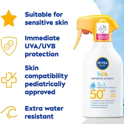 Nivea Sun Babies Sensitive Protect Trigger Spray SPF50 270ml Sale