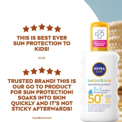 Nivea Sun Babies Sensitive Protect SPF50+ Spray 200ml Hot