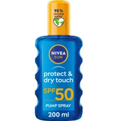 Nivea Sun Care Protect & Dry Touch SPF50+ Invisible Spray 200ml New
