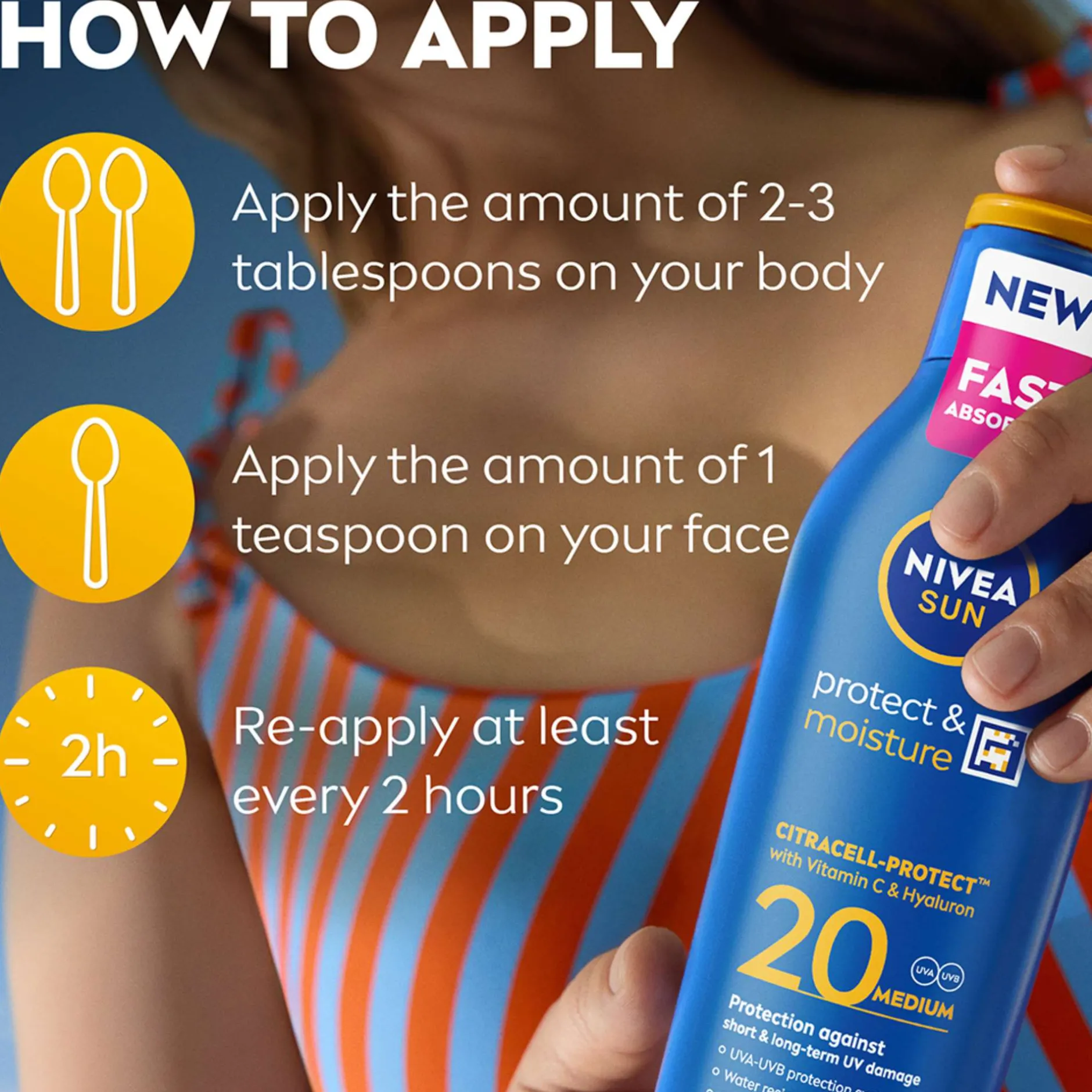 Nivea Sun Care Protect & Moisture SPF30 Lotion 200ml