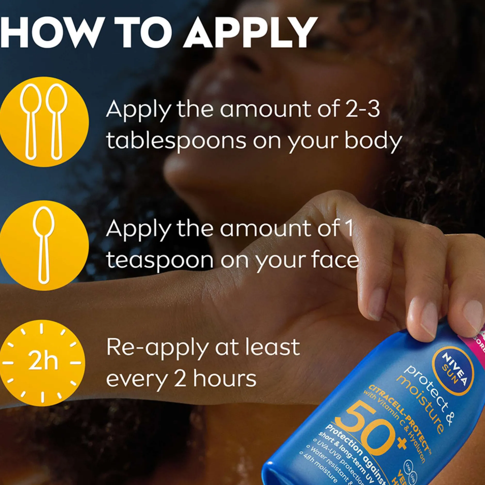 Nivea Sun Care Protect & Moisture SPF30 Lotion 100ml Outlet