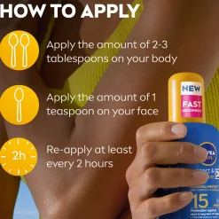 Nivea Sun Care Protect & Moisture SPF15 Spray 200ml Sale