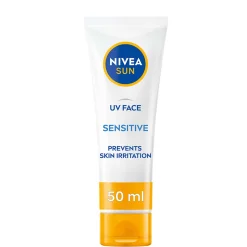 Nivea Sun Care UV Face Sensitive Sun Cream SPF50+ 50ml Best